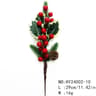 Green And Red Christmas Pine Branch Picks For DIY Holiday Decor 10