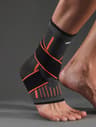 Adjustable Strap Compression Ankle Brace Sleeve With Arch Support  Foot Stabilizer 6