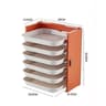 SpaceSaver 6Layer Foldable Kitchen Dish Tray Organizer Rack 9