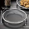 MegaDrain 304Stainless Steel Mesh Filter Tray  Round Basket For Frying And Kitchen Prep 6