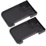Outdoor Folding Chair Side Tray With Cup Holder  Rear Storage  2Piece Set 8