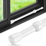 Adjustable Metal Safety Bar For Sliding Windows  Doors With RubberTip Lock 0