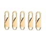 5PCS Universal Zipper Puller Set  Detachable Metal Zipper Heads Repair Kit For DIY Crafts And Cloth 6
