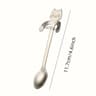 Cute Cat Stainless Steel Coffee  Dessert Spoon  Hanging Teaspoon For Mugs And Ice Cream 6