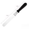 Stainless Steel Cake Decorating Angled Spatula Set 3 Piece 6 In 8 In 10 In Multi Function Frosting  7
