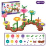 BloomBuilder DIY Flower Garden Blocks Playset  Creative Floral Garden Building Toy For Kids  Parent 7