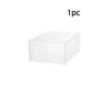 ClearView Stackable Plastic Shoe Storage Drawer Organizer 6