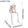 Realistic Resin See No Evil Speak No Evil Hear No Evil Skeleton Figurine Set 7