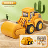 Compact Sliding Excavator And Bulldozer Kids Construction Vehicle Toy 9