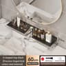 Bathroom U Shaped Wall Mounted Over Sink Organizer Shelf 12