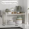 Adjustable Retractable Wardrobe Shelf And Cabinet Organizer Rack 11