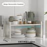 Adjustable Retractable Wardrobe Shelf And Cabinet Organizer Rack 12