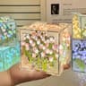 DIY Tulip Mirror Night Light Craft Kit 6