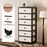 Clear MultiColor 138 In Drawer Storage Cabinet 36 Tier With Wheels 21
