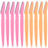 Karsyngirl 3410 Pcs Eyebrow Trimmer Blade Shaver Portable Face Razor Set Facial Hair Remover And Br 6