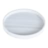 10Inch Round Silicone Bathroom Tray  Marble Pattern Vanity Dish For Home Decor  Organization 6
