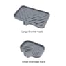 Premium Silicone Sink Soap  Sponge Tray  SelfDraining Counter Caddy For Kitchen Or Bathroom 8