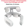 Heated Neck And Shoulder Massager Deep Tissue Shiatsu Back And Cervical Massager 6