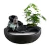 Ceramic Cat Water Fountain  Creative Desktop Waterfall  Indoor Pet Fountain 11