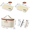 WORTHBUY Portable 304 Stainless Steel Lunch Box Leak Proof Reusable Bento Box For Kids And Travel 17