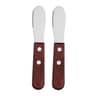 2 Piece Butter Knife Set Wooden Handle Jam And Cheese Spreaders For Kitchen And Kids Use 7