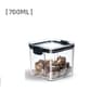 WBBOOMING Airtight Plastic Sealed Canisters Set With Four Capacity Options For Kitchen Food Storage 7