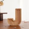 Wooden Alphabet Piggy Bank A To Z Transparent Acrylic Money Box Children Toy Storage Decor 12