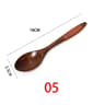 Wooden Spoons For Cooking Coffee Tea Soup And Ice Cream Natural Kitchen Utensils 10