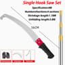 High Altitude Retractable Branch Pruning Saw Portable Garden Tree Trimming Hand Tool 10