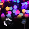 Solar Outdoor String Lights 200 LED Crystal Globe Waterproof Fairy Lights For Garden And Party Deco 11