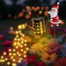 Solar Powered Santa Claus Garden Light Outdoor LED Christmas Yard Decoration Waterproof 6