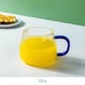 1353 Fl Oz Hammer Pattern Heat Resistant Glass Coffee Mug With Handle 9