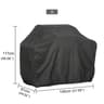 Heavy Duty Waterproof Oxford BBQ Grill Cover For Outdoor Barbecue And Smoker Protection 10