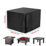 Square 210T Waterproof Fire Pit Cover  UV  Fade Resistant Outdoor Fire Pit Table Protector 8