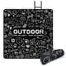 Waterproof Outdoor Camping Picnic Mat With Aluminum Film Base 7
