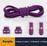 No Tie Round Spring Lock Elastic Shoelaces For Quick Wear  All Shoes 12
