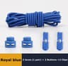 No Tie Round Spring Lock Elastic Shoelaces For Quick Wear  All Shoes 7