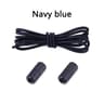 Round NoTie Elastic Shoelaces With Metal Lock For Sneakers 28