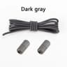 Round NoTie Elastic Shoelaces With Metal Lock For Sneakers 23