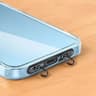 Luxury Stainless Steel Mobile Phone Lanyard Patch Gasket Tether Tab Safety Connector 6
