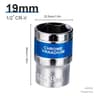 12 Drive Deep Impact Socket Set 832 Mm  HeavyDuty Impact Sockets For Pneumatic Wrenches  Tire Remov 16
