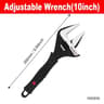 Adjustable Spanner Set 6in 8in 10in 12in Multifunction Workshop Wrenches 8