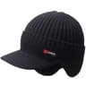 Winter Windproof Knitted Cycling Hat With Ear Protection And Visor 7