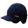 Winter Windproof Knitted Cycling Hat With Ear Protection And Visor 8