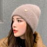 Womens Winter Windproof Layered Knitted Beanie Hat 6