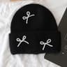 Womens Winter Windproof Layered Knitted Beanie Hat 17