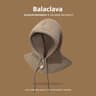 Womens Winter Windproof Balaclava Hat And Button Scarf Set 10