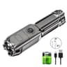 Rechargeable Waterproof Tactical LED Flashlight With Zoom 6