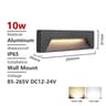 SANDIY Outdoor Waterproof LED Stair Light Wall Lamp  Surface Mounted Terrace Porch Exterior Lightin 14
