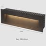 SANDIY Waterproof LED Stair And Step Light Outdoor Wall Sconce  Embedded Nightlight For House Yard  14